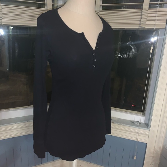 Felina black ribbed long sleeve shirt 🦄 - Picture 5 of 8